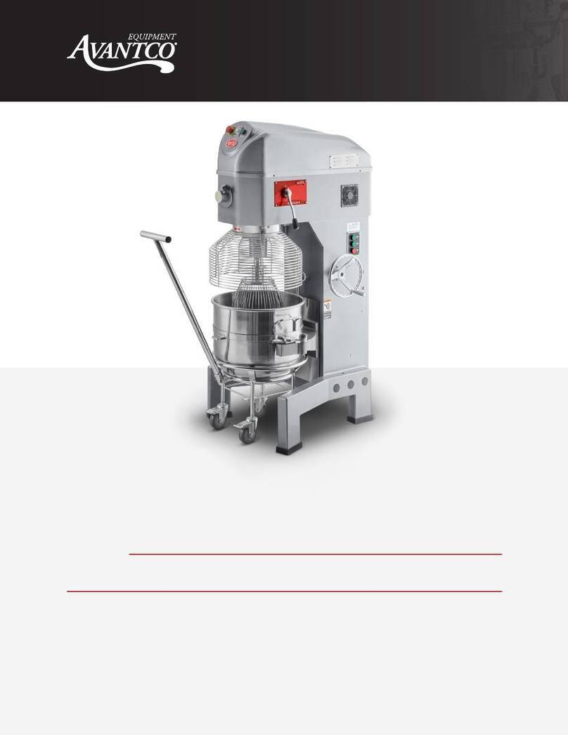 Avantco 177MX40H user manual