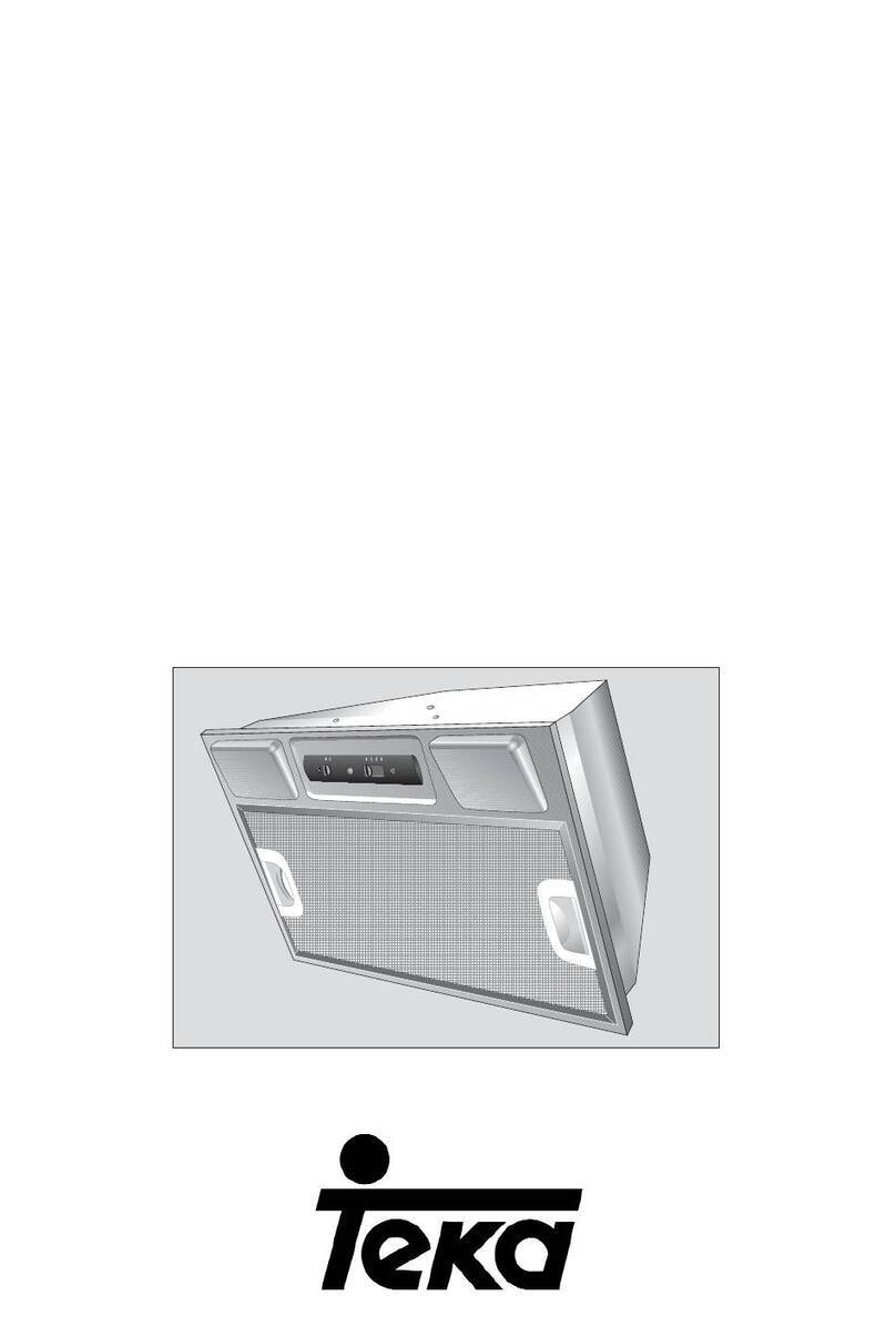 Teka GF-T Mounting instructions and maintenance recommendations
