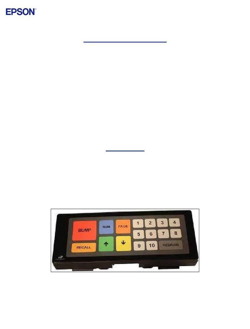 Epson KB9000 User manual