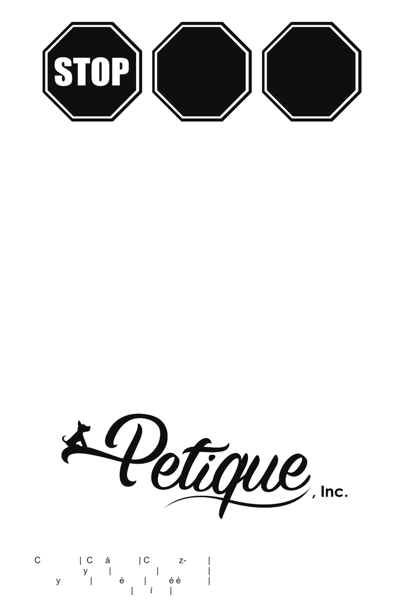 Petique Deluxe Double Decker Pet Stroller User manual