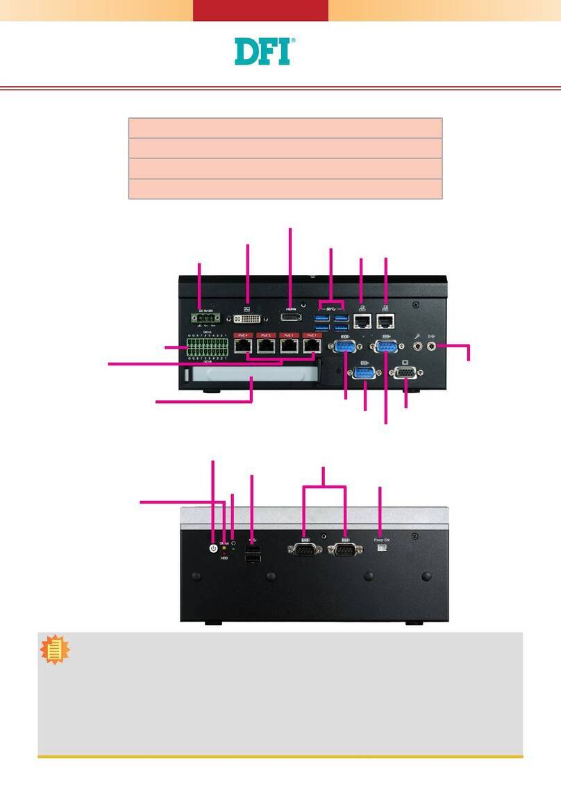 DFI EC510-KH User manual