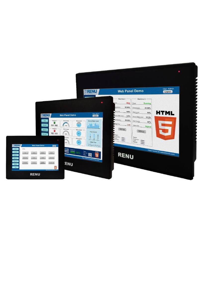 Renu Electronics WP6 Plus Web HMI Series user manual