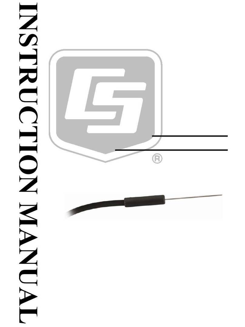 Campbell TEMPERATURE PROBE 109SS User manual