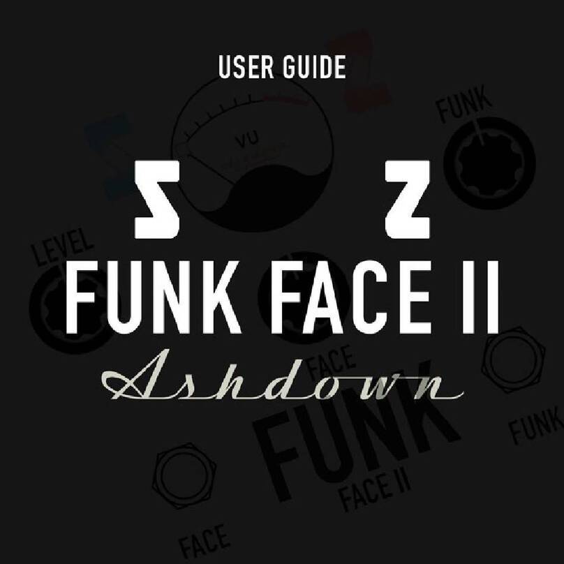 Ashdown SZ FUNK FACE II user guide