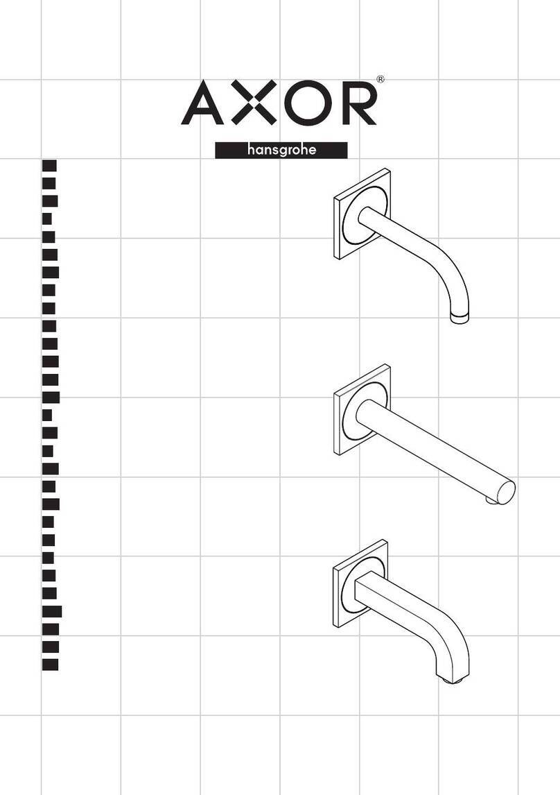 Hans Grohe AXOR Uno 45119 Series Assembly instructions