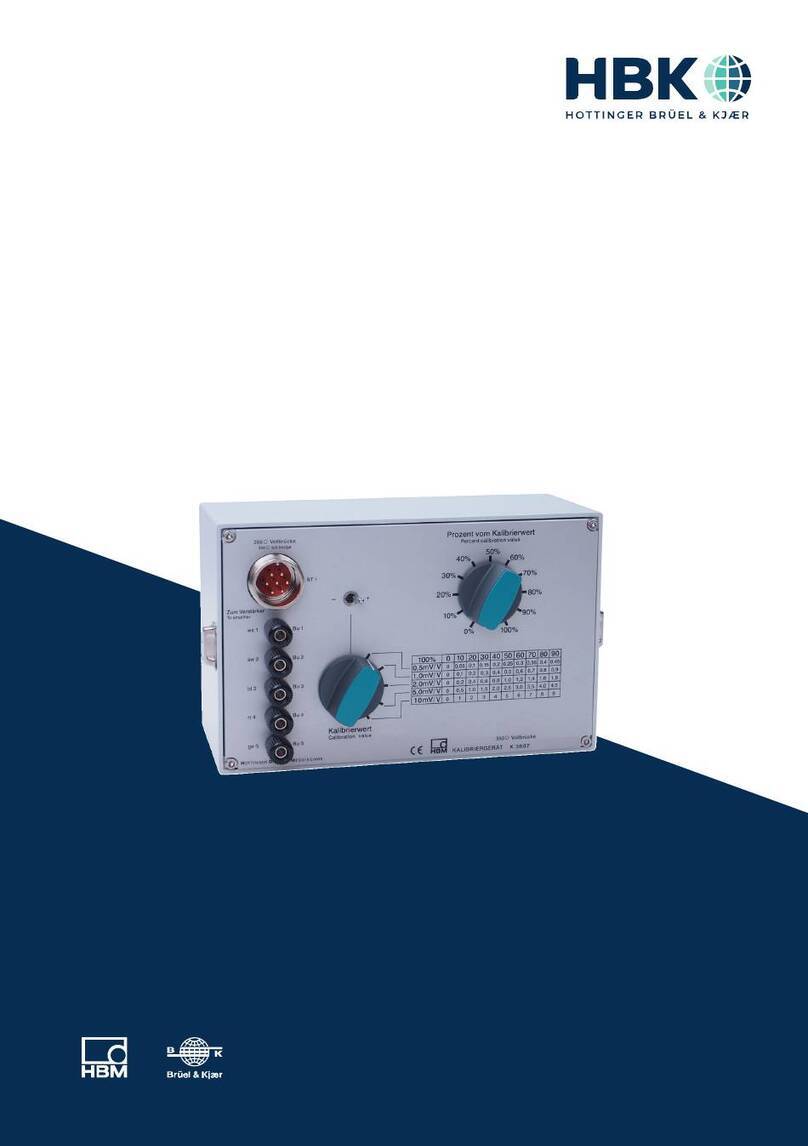 HBK K3607 operating manual