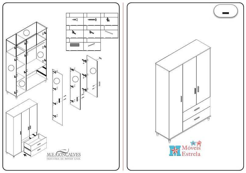 Moveis Estrela RETRO MILKA 27765 User manual