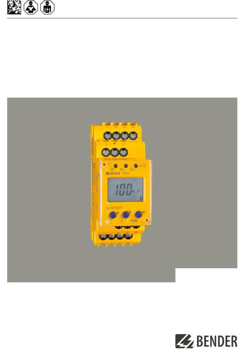 Bender ISOMETER IR425-D4 manual