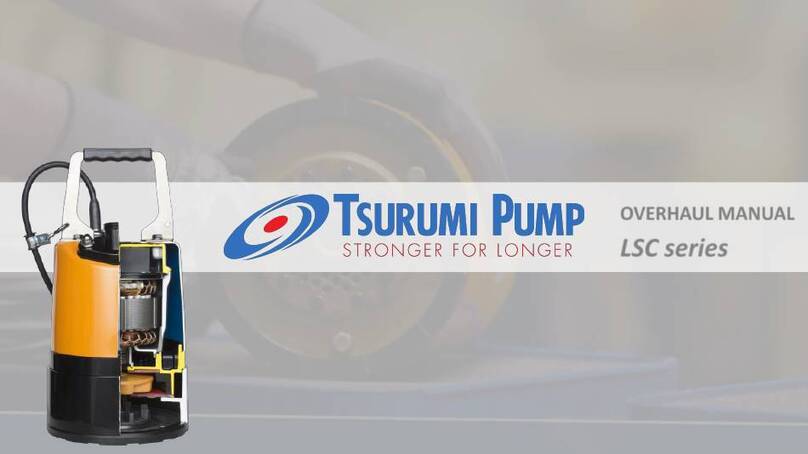Tsurumi Pump LSC Series Overhaul manual