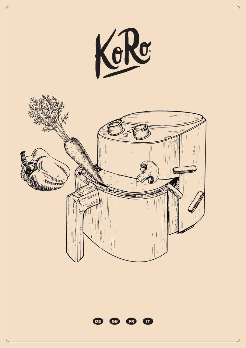 KoRo FRYER 001 user manual