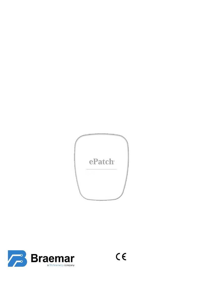 BioTelemetry Braemar ePatch Instructions for use