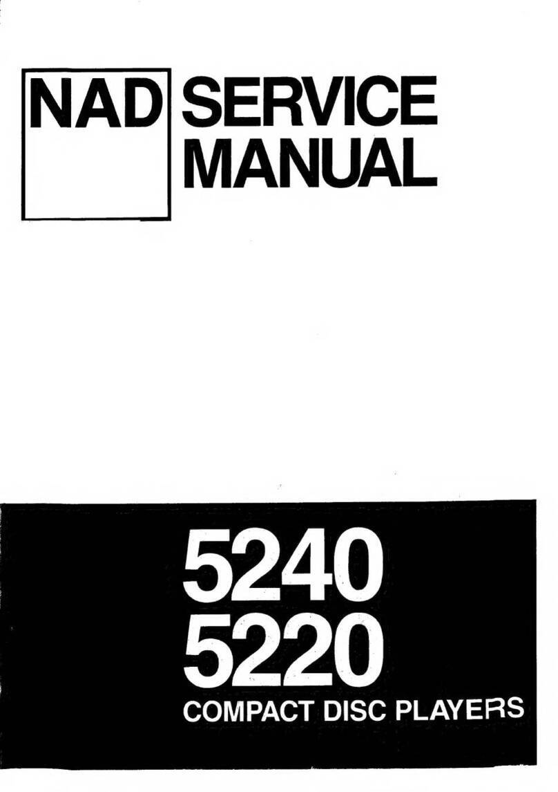 NAD 5240 User manual