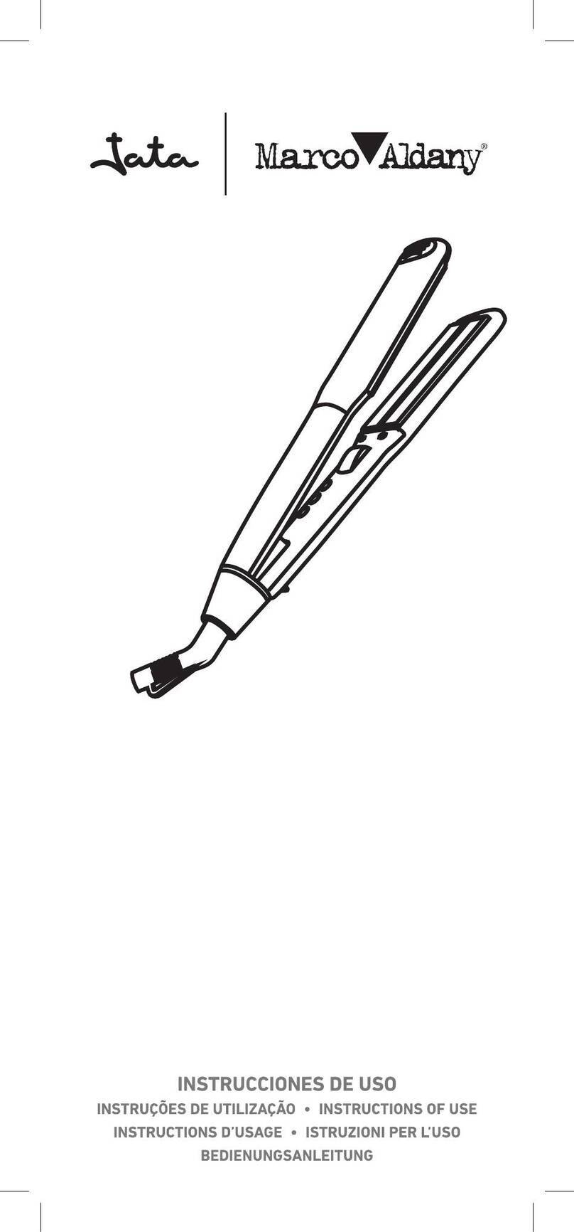 Jata Marco Aldany JBPP5570 Instructions of use