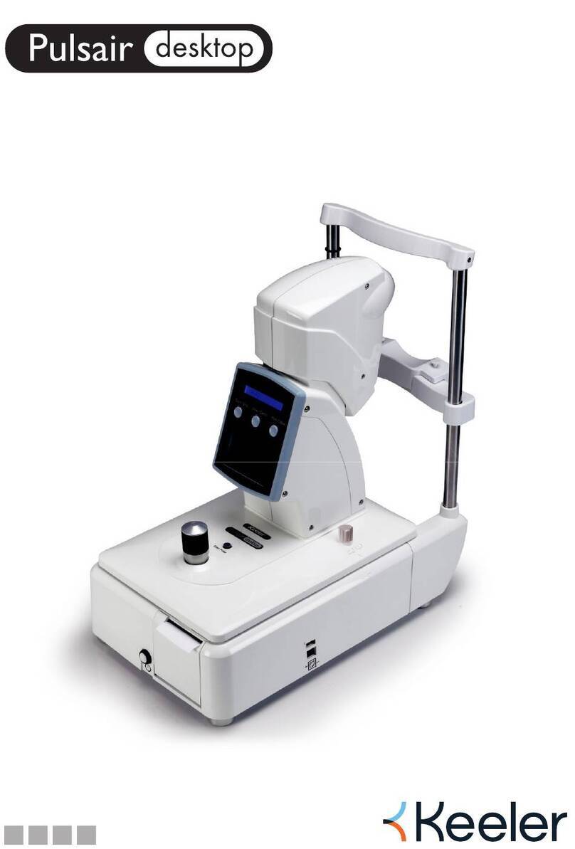 Keeler Pulsair Desktop Instructions for use