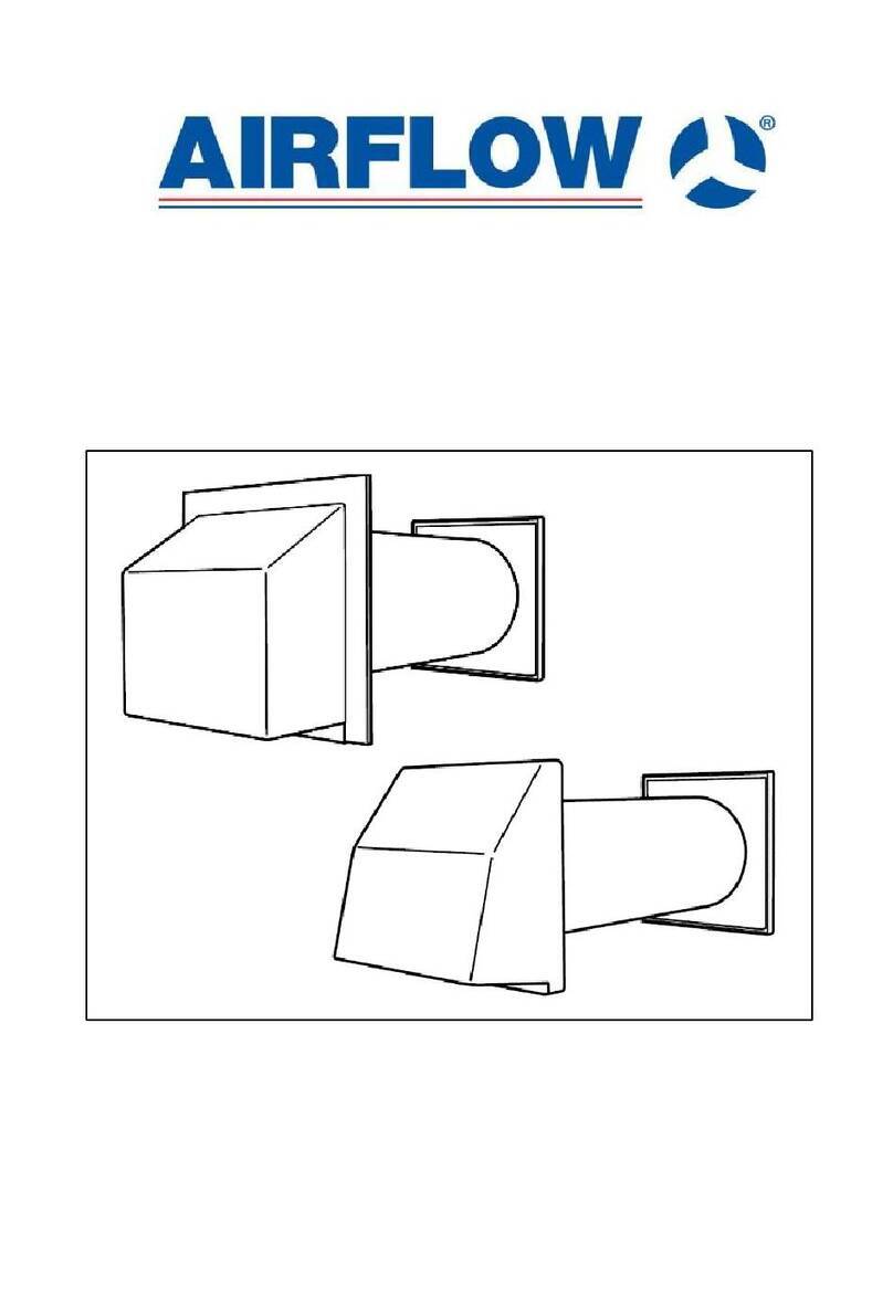 Airflow 100mm Wallvent User manual