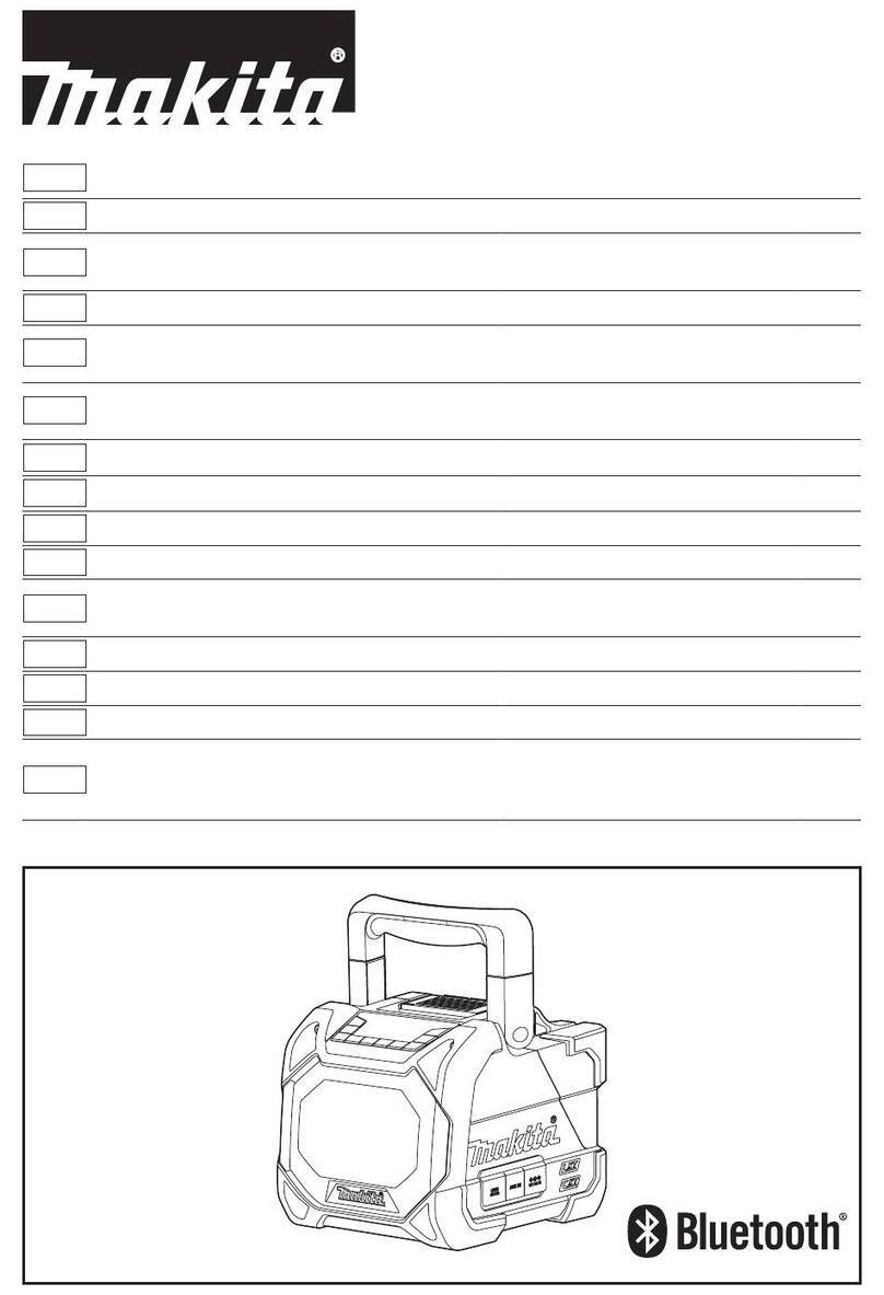 Makita DMR203 User manual Makita DMR203 User manual