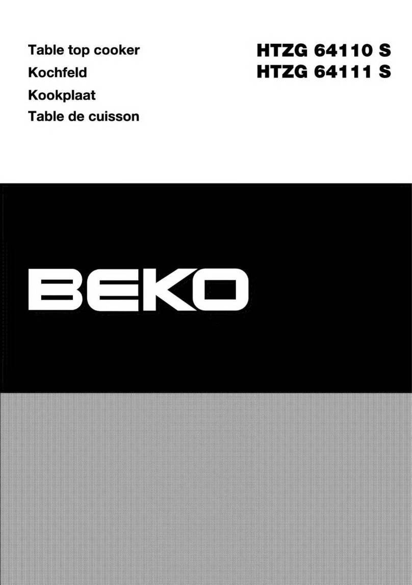 Beko HTZG 64110 S instructions