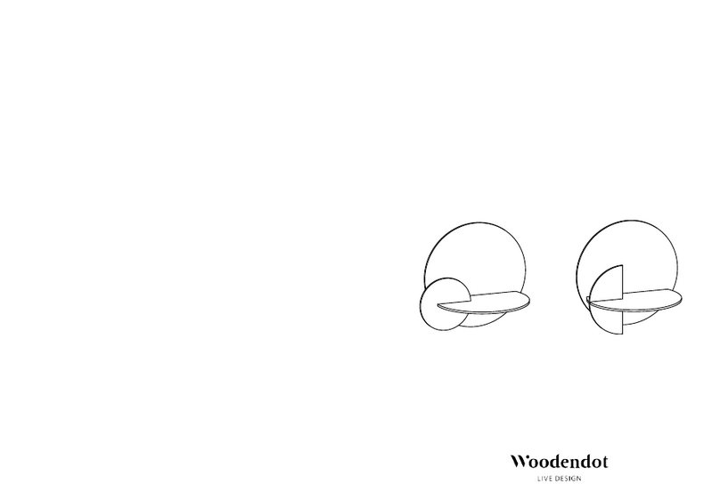 Woodendot Alba Floating nightstand Assembly instructions