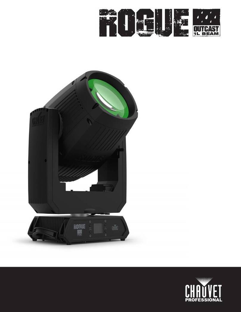 Chauvet Professional Rogue Outcast 1L Beam user manual