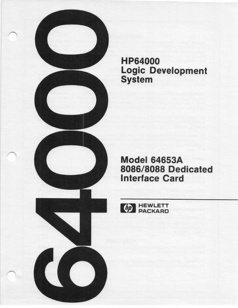 HP 64653A User manual