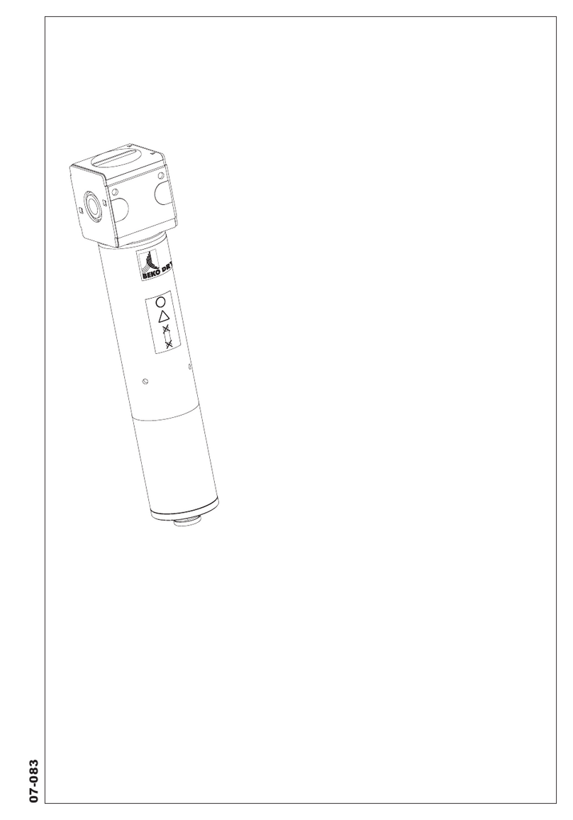 Beko DRYPOINT M PLUS DM 08-19 K-N Instructions for installation and operation