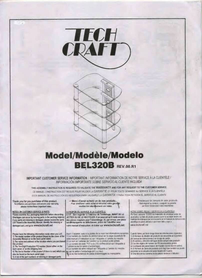 Tech Craft BEL320B User manual
