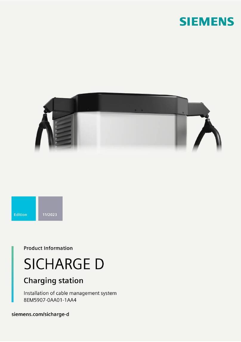 Siemens SICHARGE D User manual Siemens SICHARGE D User manual