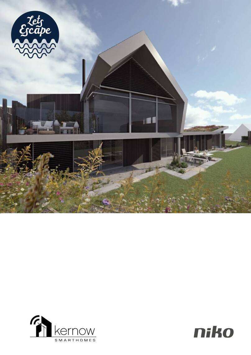 kernow SMARTHOMES Niko Home Control Keynvor User manual
