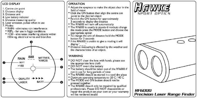 Hawke RF6DDD manual