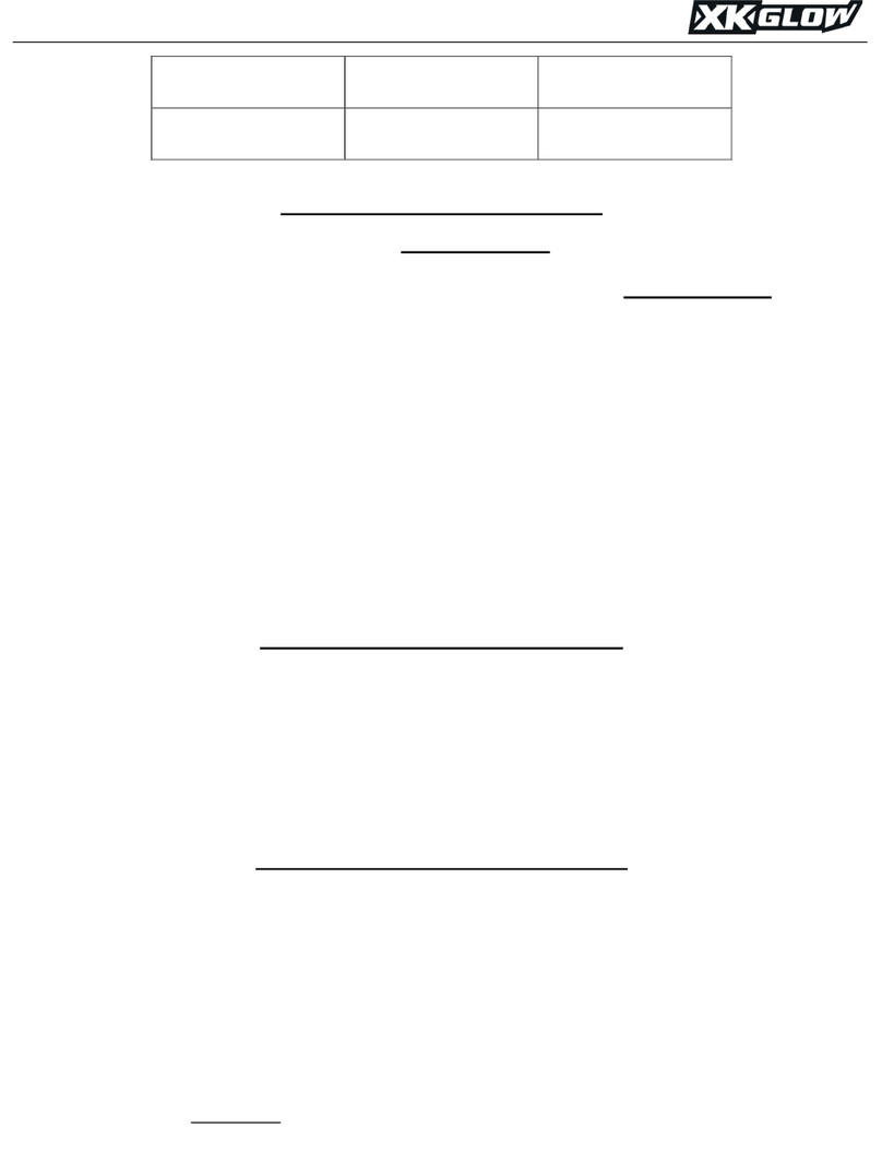 XKGlow XK052002 manual
