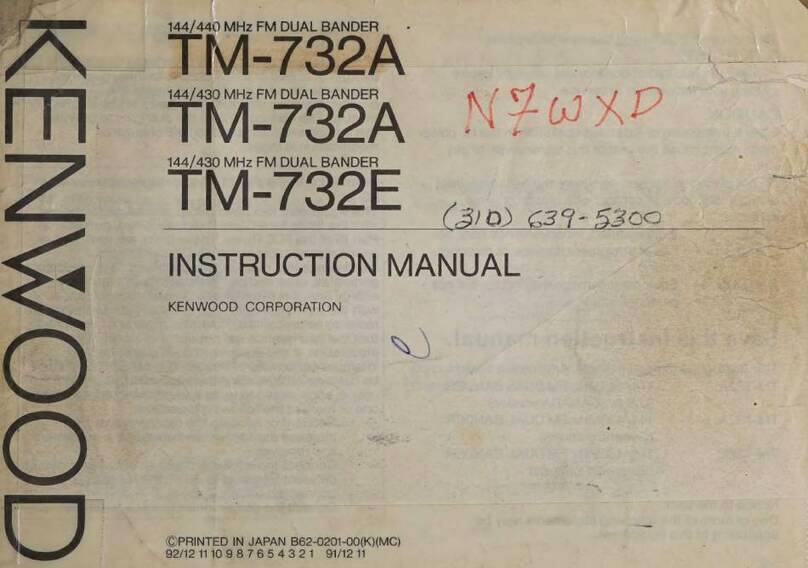 Kenwood TM-732A User manual