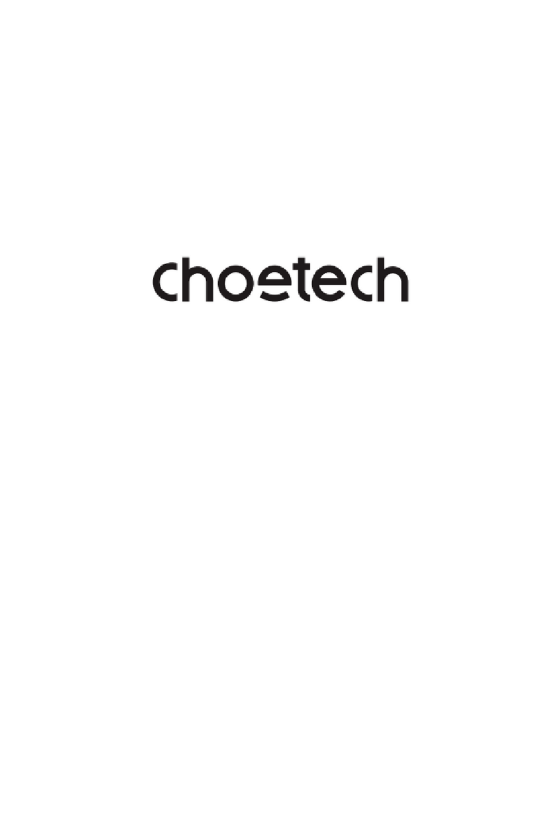 Choetech T518 user manual
