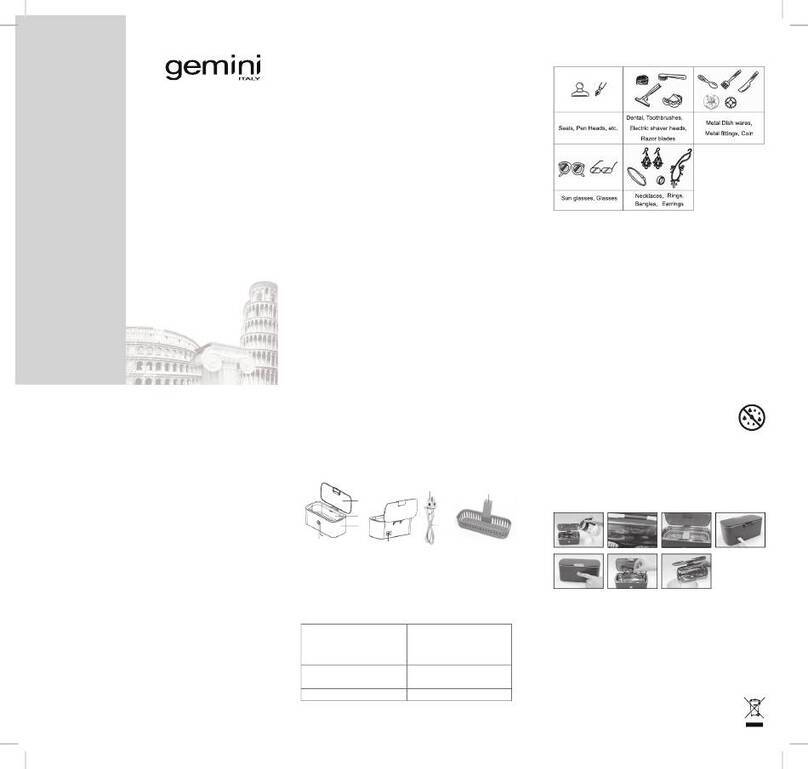 GILMAN gemini GUC30BMTS User manual