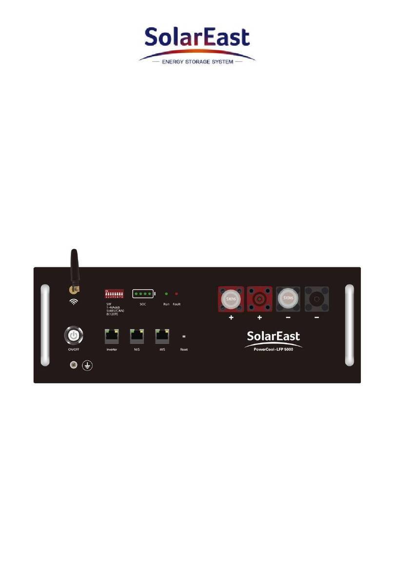 SolarEast PowerCool-LFP5000 Series Operation manual