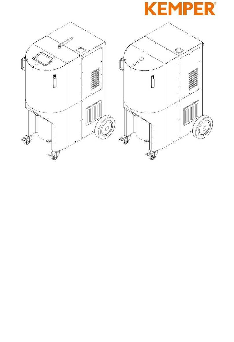 Kemper VacuFil 125 operating manual
