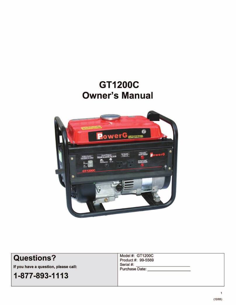 PowerG GT1200C owner's manual