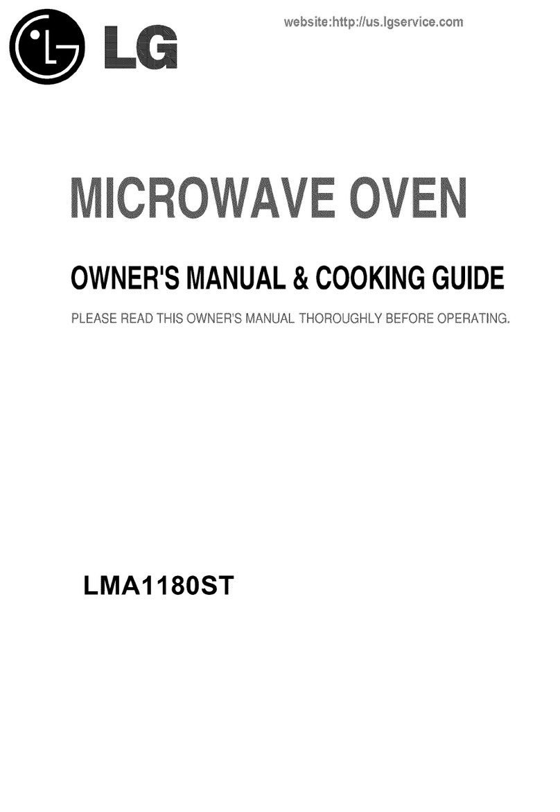 LG LMA1180ST Use and care manual