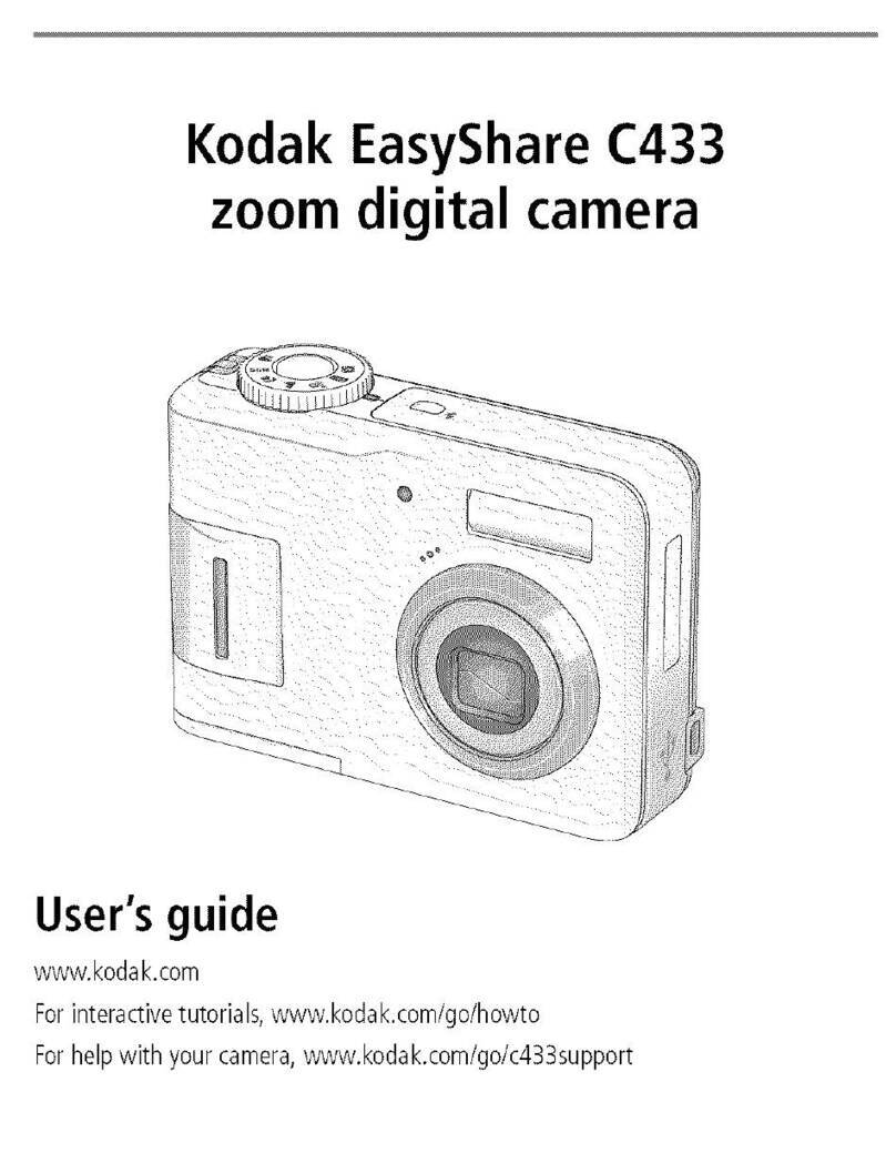 Kodak C433 - Easyshare Zoom Digital Camera user guide