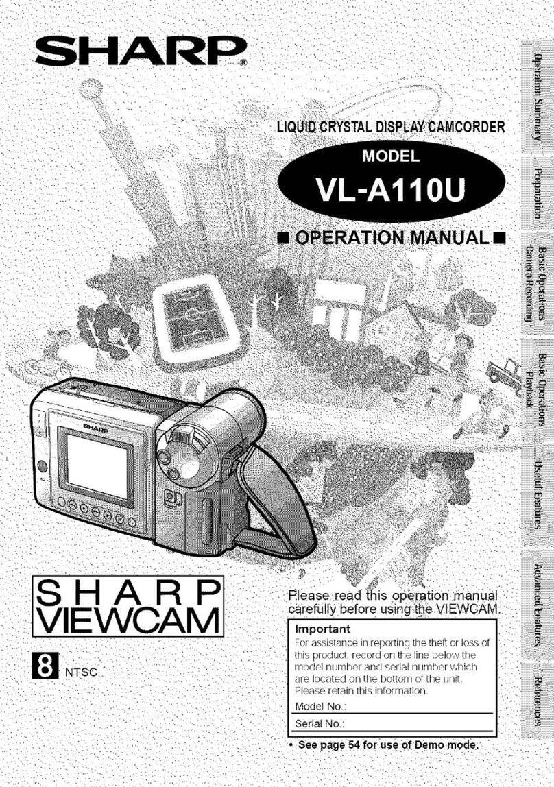Sharp VIEWCAM VL-A110U User manual