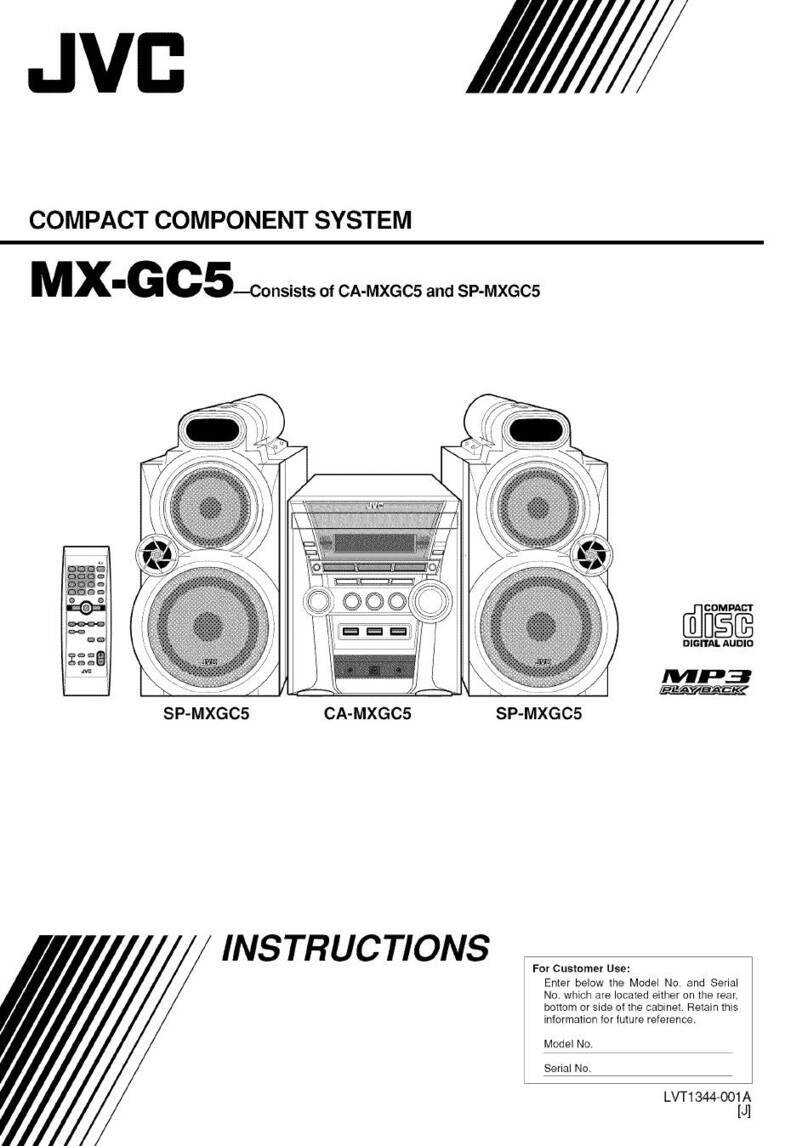 JVC MX-GC5 User manual