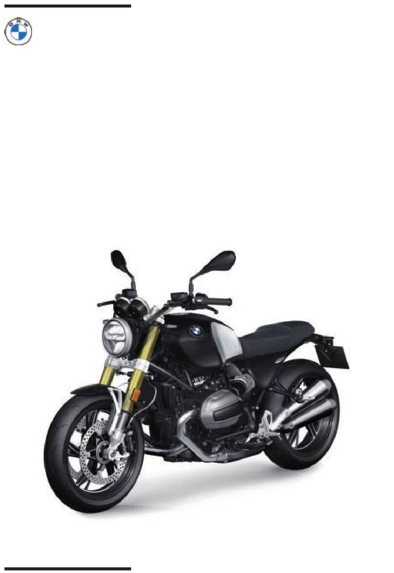 BMW R 12 nineT 2023 Rider's manual