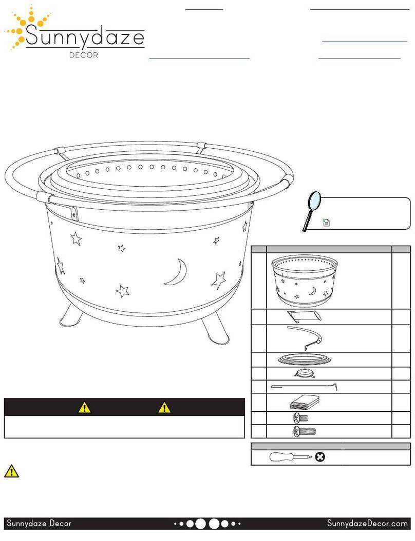 Sunnydaze Decor COSMIC NB-984 quick start guide