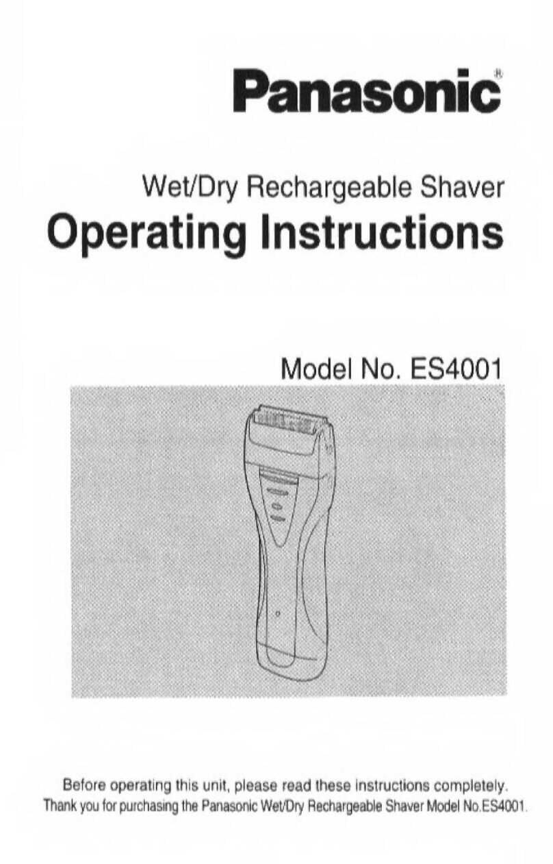 Panasonic ES-4001 operating instructions