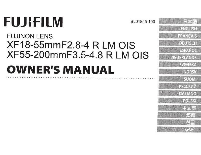 FujiFilm XF18-55mmF2.8-4 R LM OIS owner's manual