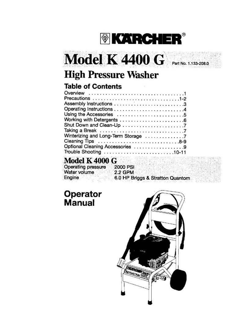 Kärcher K 4400 G User manual