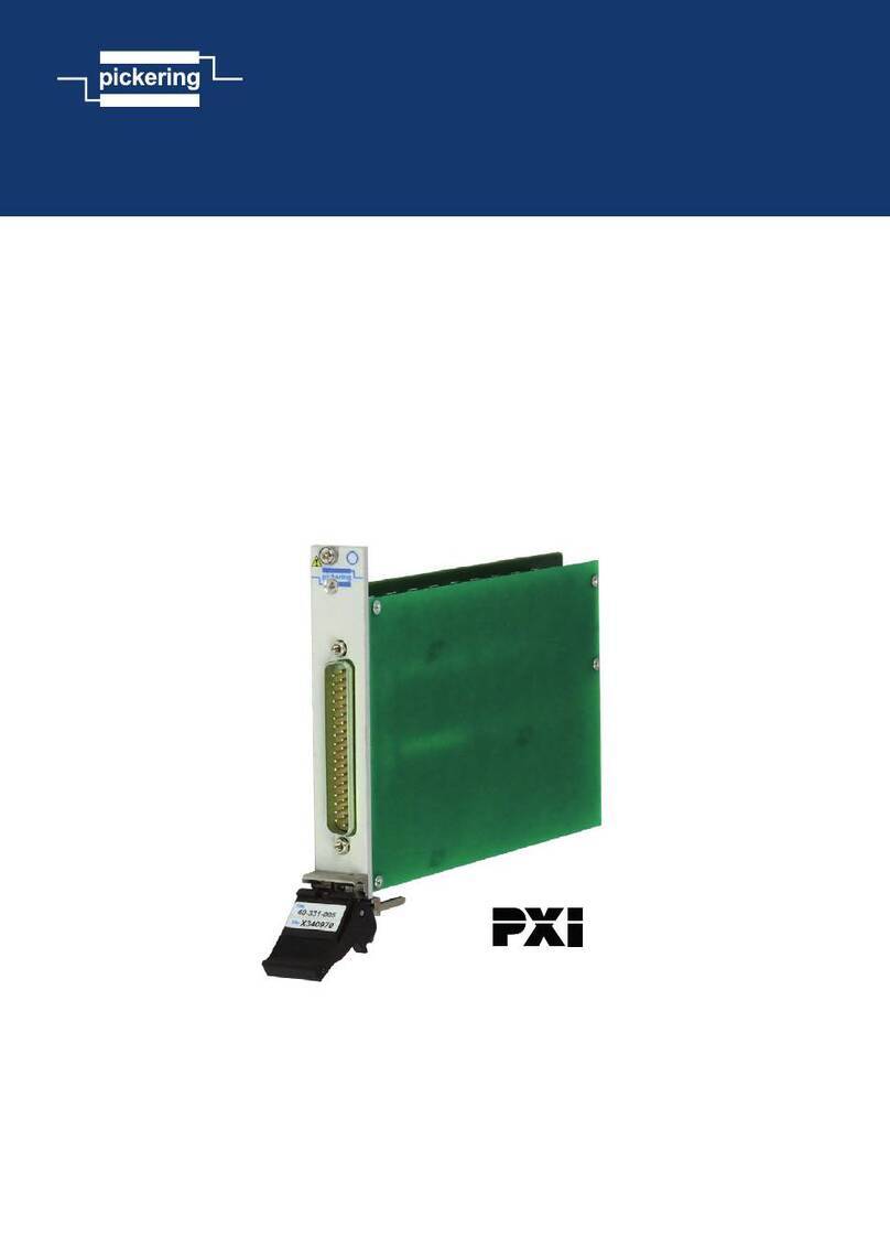 Pickering 40-331 User manual