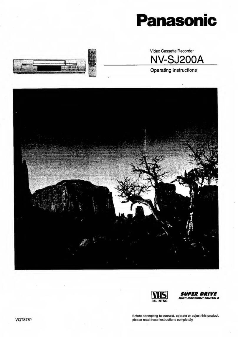 Panasonic NV-SJ200A User manual