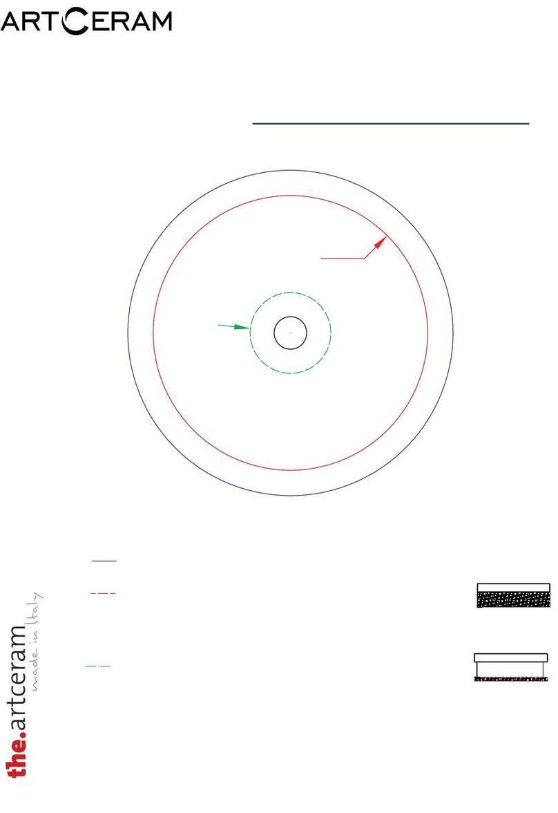 ArtCeram Fuori Scala Tondo TFL032 quick start guide ArtCeram Fuori Scala Tondo TFL032 quick start guide