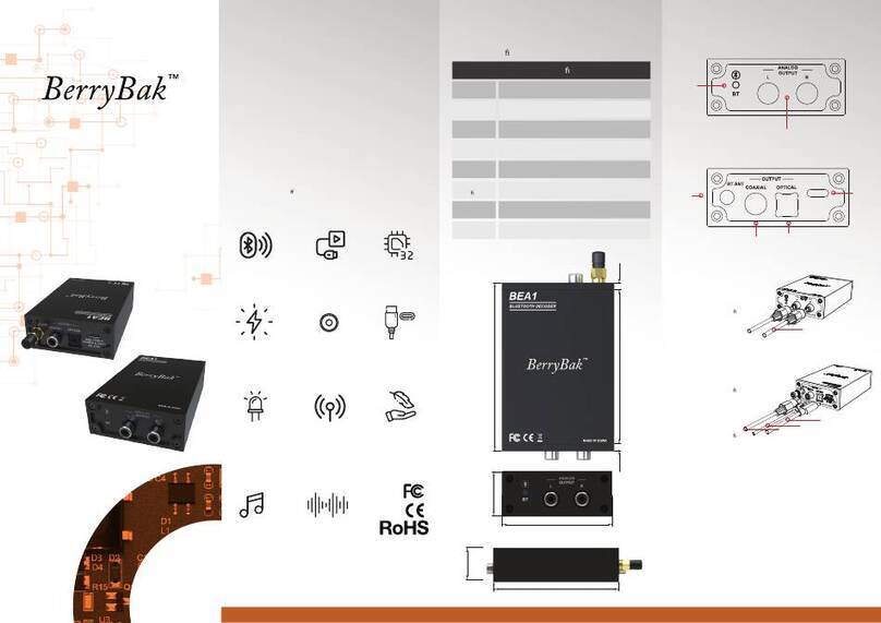 BerryBak BEA1 user manual