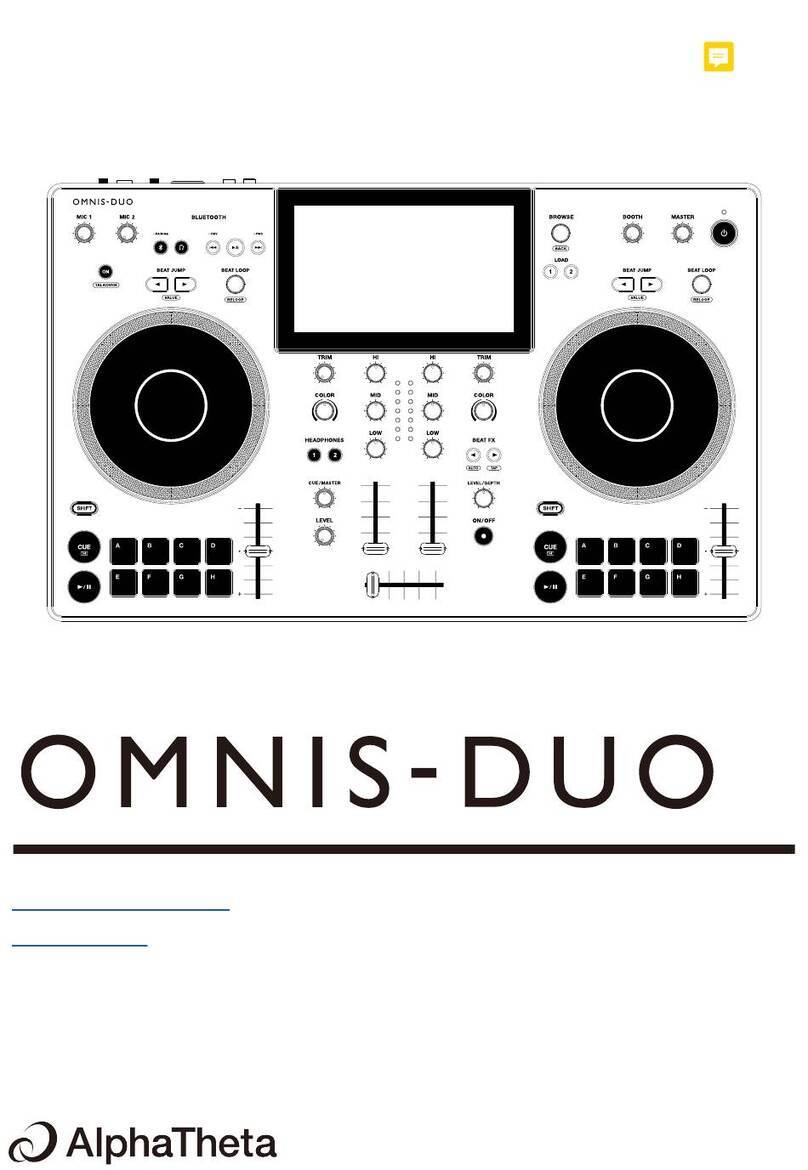 AlphaTheta OMNIS-DUO instruction manual